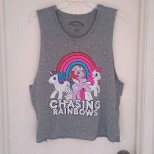 My Little Pony Chasing Rainbows Shirt Size Large